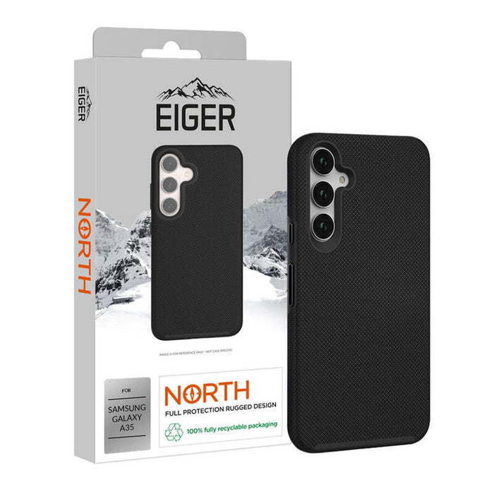 Eiger North Case Galaxy A35 Schwarz