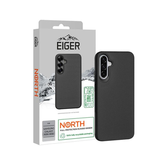 Eiger North Case Galaxy A37/A36/A56 Schwarz