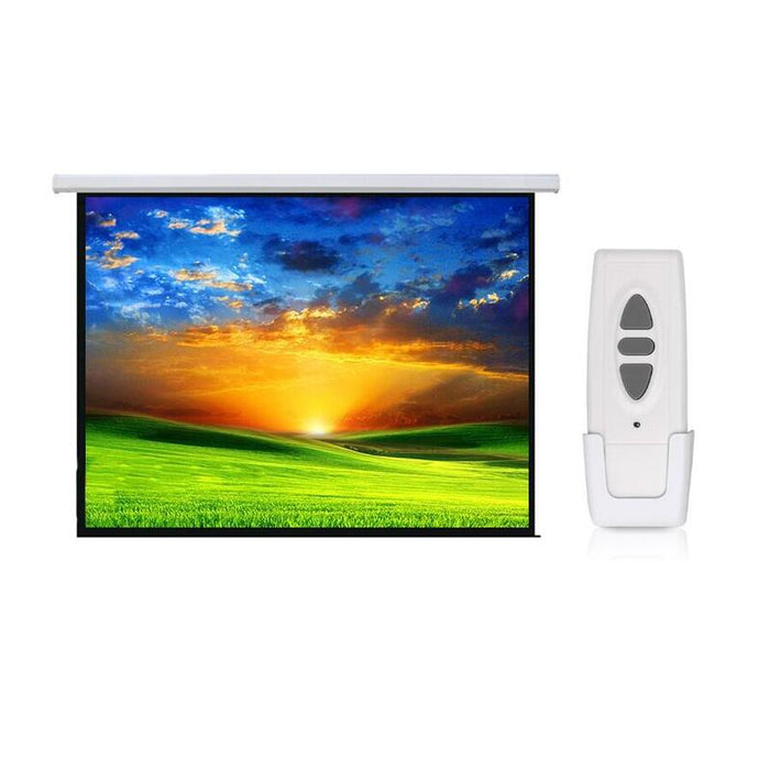 Ekran Projekcyjny Elektryczny Mc-562 167 Cali 1:1 300x300cm Sterowanie Scienne Z Pilota