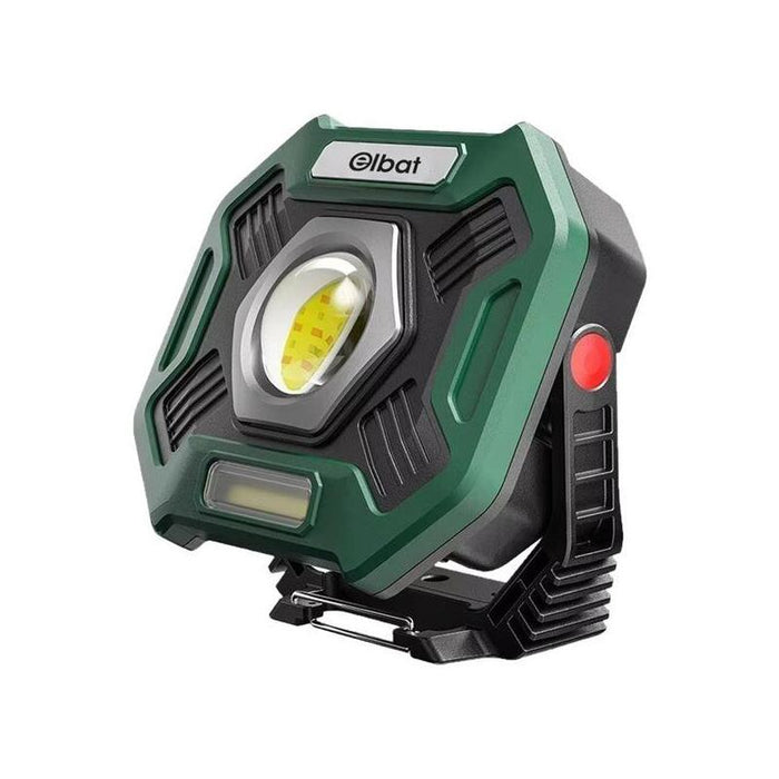 Elbat Foco Recargable 20w - Luz Fria, 6500k - 2000 Lumenes - Bateria 10000mah - Conector Usb-C - Funcion Powerbank -
