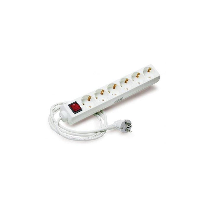 Elbat Regleta Alimentacion - 6 Tomas Schuko - Interruptor On/Off - Cable De 1.50m