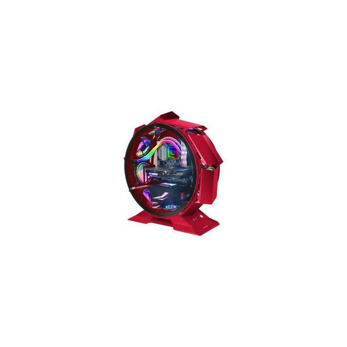 Embalaje Dañado/Desprecintado (Km0) Caja Microatx Gaming Mars Gaming Mcorb Red DiseãO Esferico Extremo Premium Doble Ventana De Cr