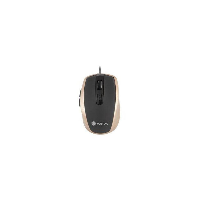 Embalaje Dañado/Desprecintado Mouse Ngs Tick 800/1600dpi Usb 6 Botones Color Oro