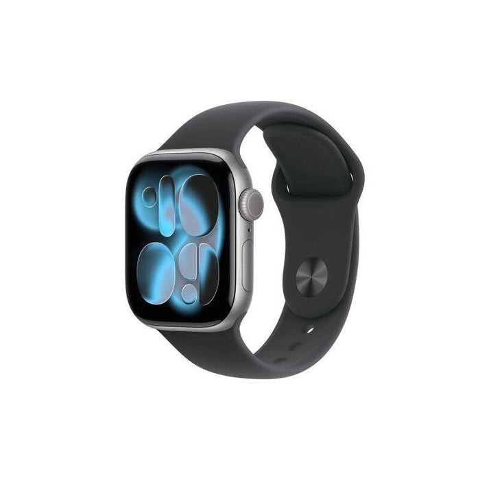 Embalaje Deteriorado - Apple Watch Series 11 (2025) Gps 42mm Space Gray Alu Case, Black Sport Band S/M Eu Meqw4 - Only Box Damage 195950460568 - D