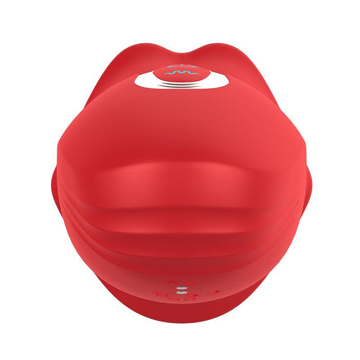 Ember Masajeador Forma Boca Con Lameteo Y Vibración Usb Silicona