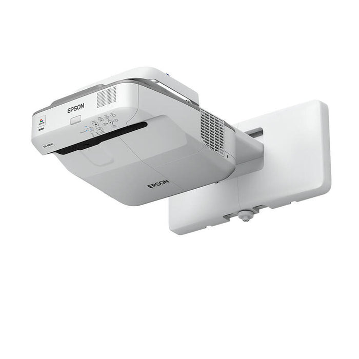 Epson Eb-685wi Proyector 3lcd 3500 Lúmenes (Blanco) 3500 Lúmenes (Color) Wxga (1280 X 800) 16:10 720p Lan Gris Blanco