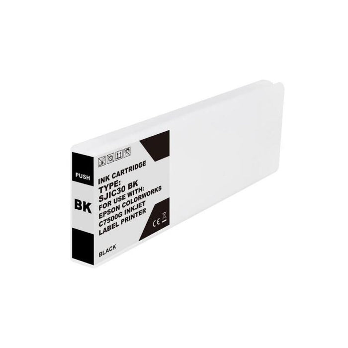Epson Sjic30p Negro Tinta Pigmentada Generico - Reemplaza C33s020639/Sjic30p(K)