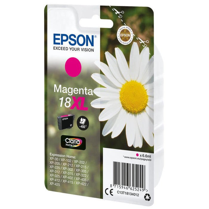 Epson Tinta Magenta Expression Home Xp-102/205/215/305/405 - Nº18xl