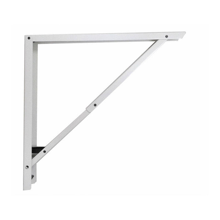 Escuadra De Acero Plegable Abat-Plan Blanco 40x40cm