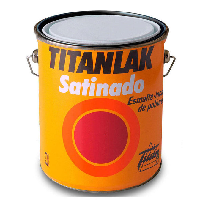 Esmalte Laca Poliuretano Titanlak Satinado Blanco 4l Titan 11140004