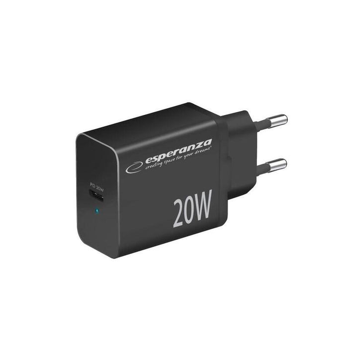 Esperanza Ezc104k Cargador De Red 20w Negro