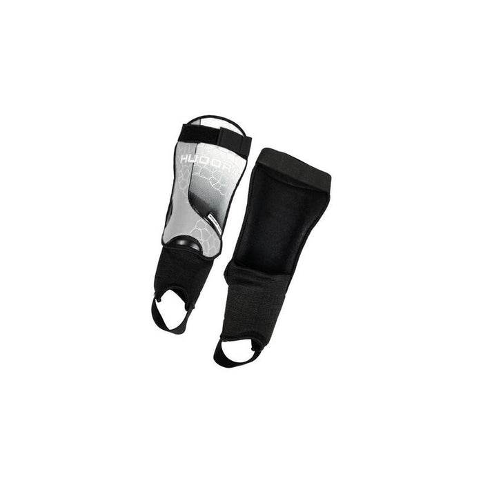 Espinilleras Hudora Con Protección De Tobillo, Protectores Gris, Talla S 71947