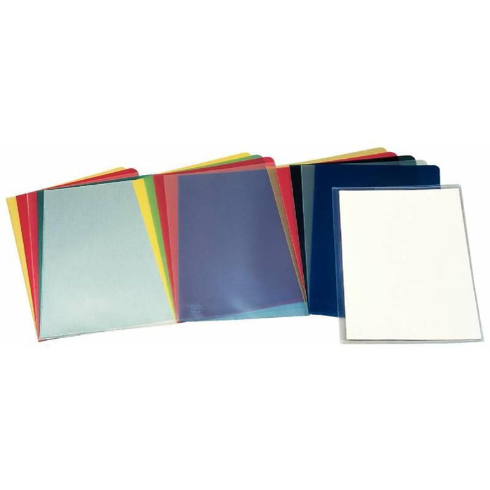 Esselte Dossiers Uñero Folio Pvc Liso Modelo 30f (Foca) 140 Micras Caja 100 Transparente Tamaño Folio