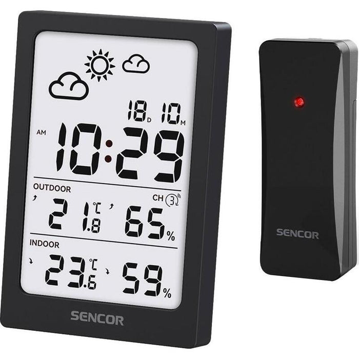 Estación Meteorológica Wielofunkcyjna Sws 2300 B, Data, Zegar, Budzik