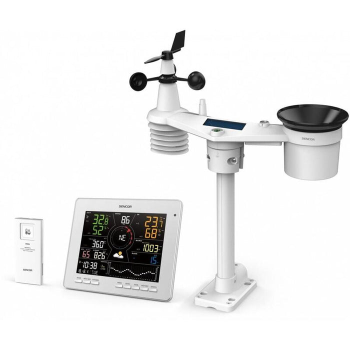 Estación Meterológica Inteligente Wifi Profesional Con Sensor 7en1