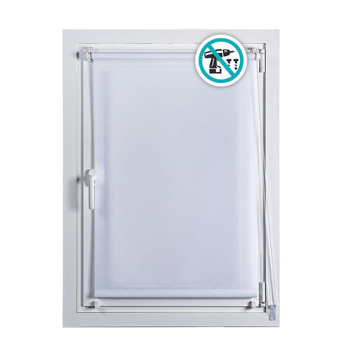 Estor Enrollable Clip&Fix 120x180cm Blanco Nieve Stor Planet