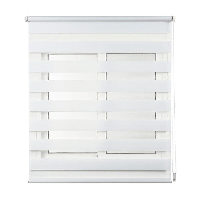 Estor Enrollable Clip&Fix Noche&Dia Blanco 120x180cm