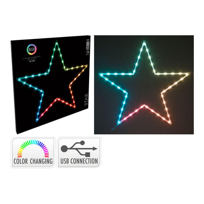 Estrella Rgb 45 Led