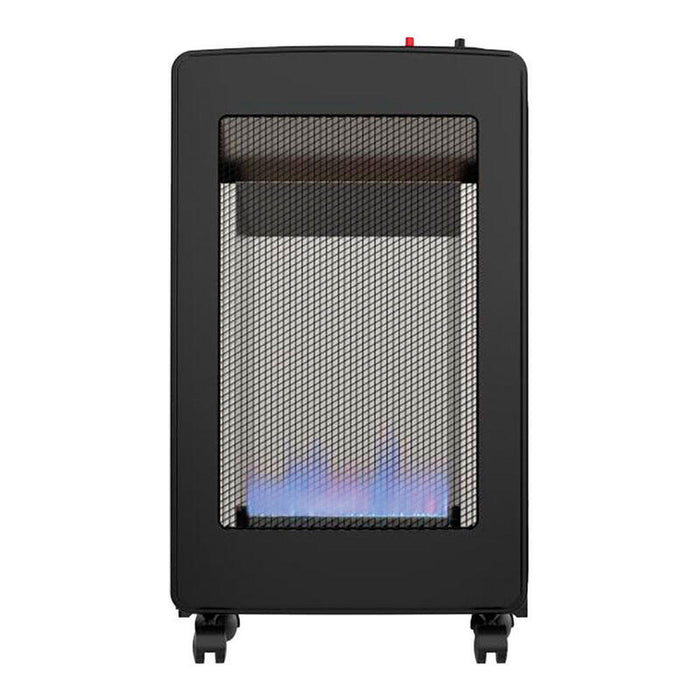 Estufa Gas Interior Fold Llama Azul Fulmo Negro Larga