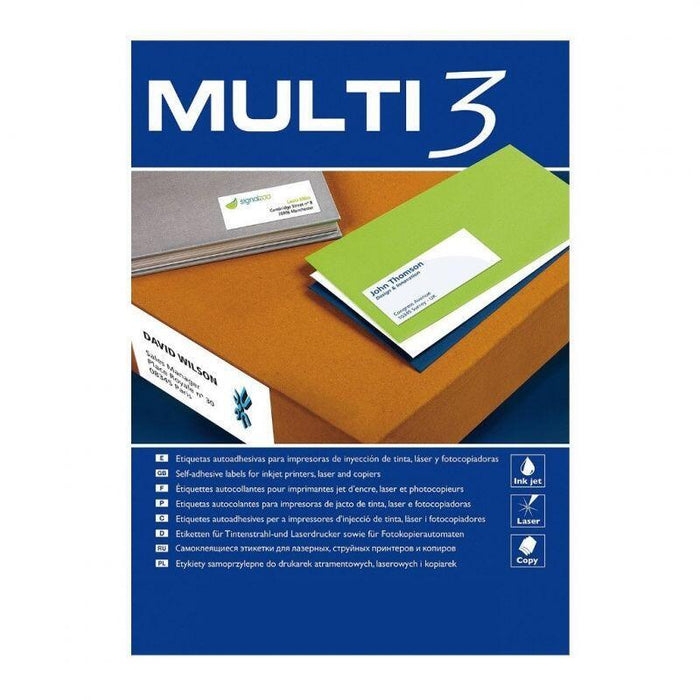 Etiquetas Adhesivas Apli Multi3 105 X 37mm 100 Hojas