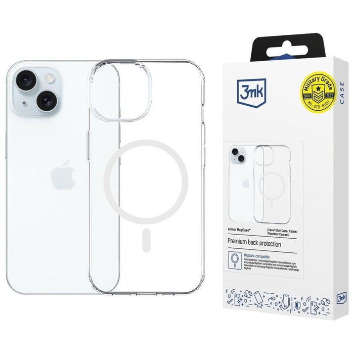 Etui Armor Magcase Do Iphone 15 Magsafe Przezroczysty