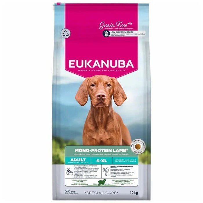 Euk Dog Ad Mono Protein Lamb 12kg
