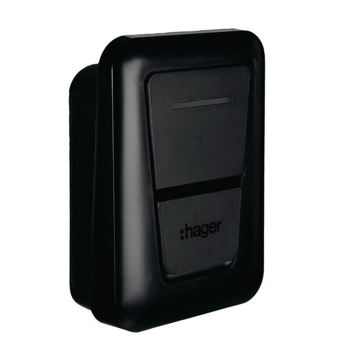 Evcs Estación De Carga Hager Witty One 11 Kw 3f Rfid Bluetooth Con Enchufe T2