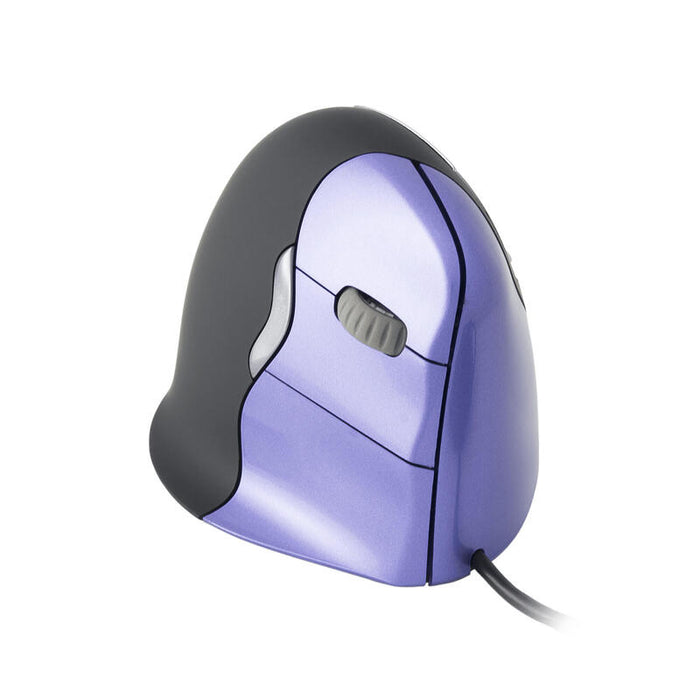 Evoluent Raton Verticalmouse 4 Small - Negro/Lila