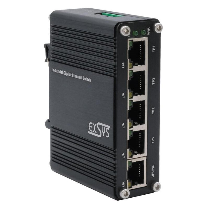 Exsys Ex-62020 5-Port Industrial Ethernet Switch