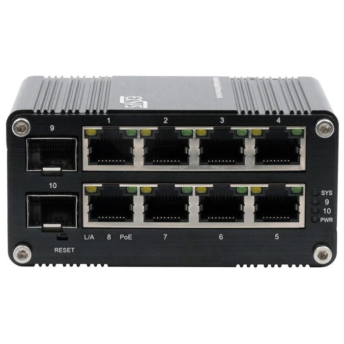 Exsys Ex-62035mpoe-Sfp-8+2 Port Industrial Gigabit Sfp Poe+ Mini Switch, Web Managed