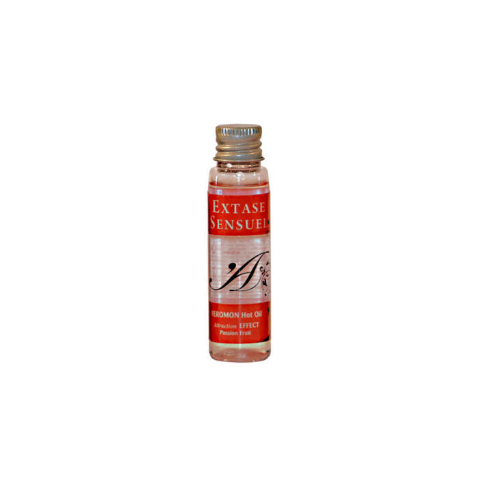 Extase Sensual - Aceite Masaje Efecto Calor Con Feromonas Fruta De La Pasion Viaje 35 Ml