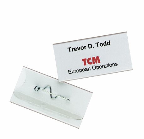 Namensschilder Transparente 6 Cm X 3 Cm