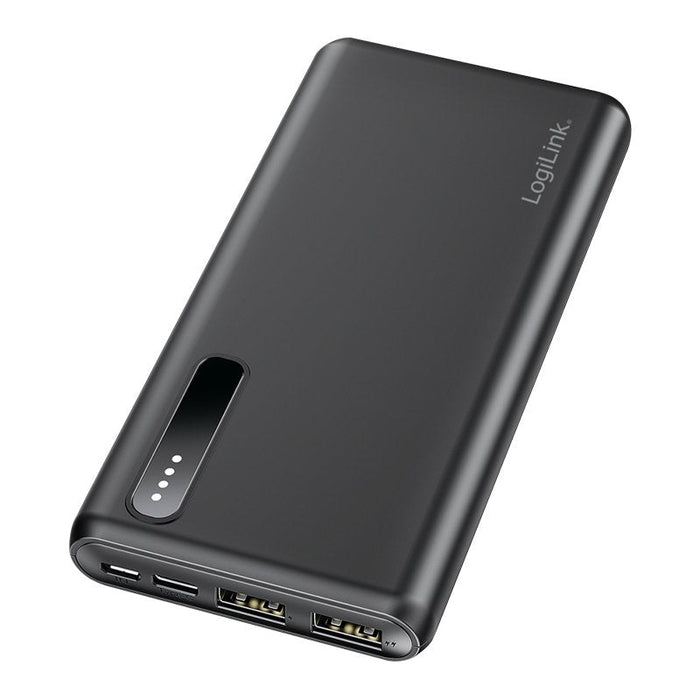 Logilink Pa0311, 8000 Mah, Smart Ic, 12 W, Negro