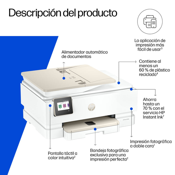 EAN 0198990280424 - HP ENVY Photo 7930 All-in-One Printer Inyección de tinta térmica A4 4800 x 1200 DPI Wifi imagen 3