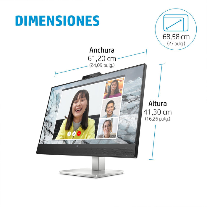 EAN 0195908730224 - HP E-Series E27m G4 QHD USB-C Conferencing Monitor pantalla para PC 68,6 cm (27") 2560 x 1440 Pixeles Qua imagen 6