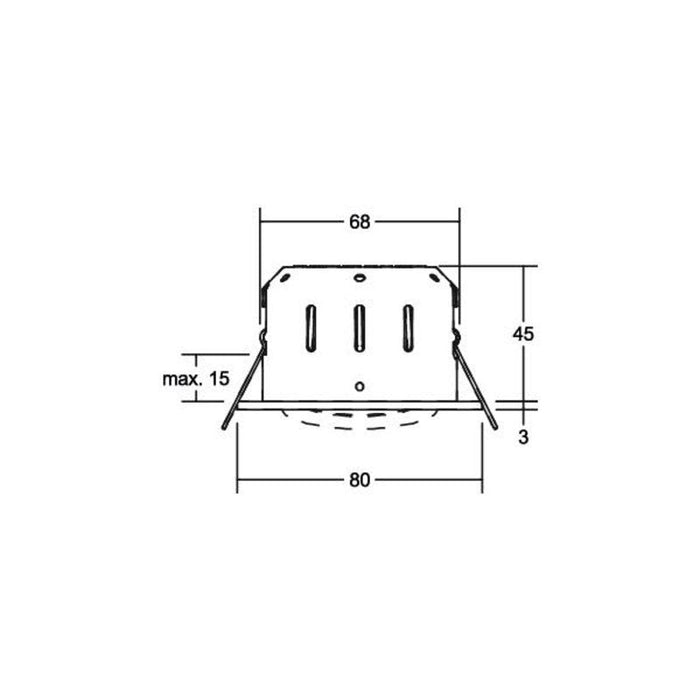 Brumberg 12293173 Eb-Strahler Indiwo Rund Ws 830 6w 350ma Schwenk