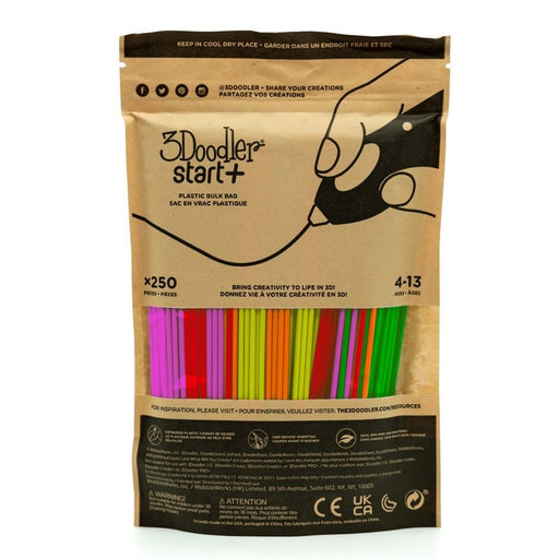 EAN 0817005024357 - 3Doodler Filament Start+ 250 neonrot neonorange neongruen neongelb neonpink\"\"Neon Plástico compostable  imagen 2