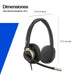 EAN 0199764365620 - HP Poly Mission 825 Stereo USB Wired Headset (Bulk) Alámbrico Diadema Llamadas/Música Negro imagen 4