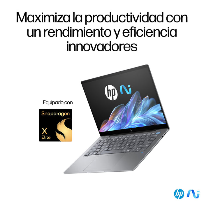EAN 0198701252214 - HP OmniBook X 14-fe0008ns Copilot+ PC Qualcomm Snapdragon X1E-78-100 Portátil 35,6 cm (14") Pantalla táct imagen 11
