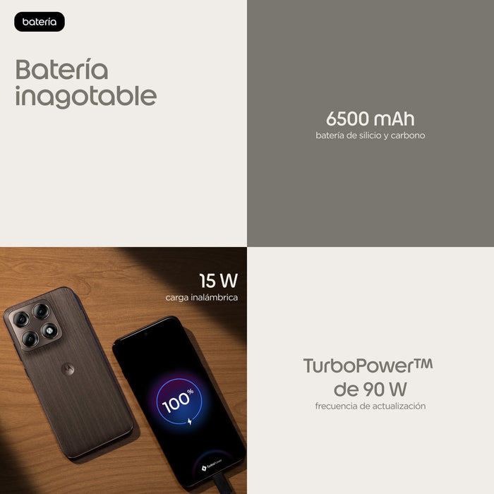 EAN 0840493628158 - Motorola edge 70 pro 17,2 cm (6.78") SIM doble Android 16.0 5G USB Tipo C 8 GB 256 GB 6500 mAh Madera imagen 8
