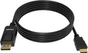 EAN 4911608000001 - Vision TC 2MDPHDMI/BL adaptador de cable de vídeo 2 m DisplayPort HDMI tipo A (Estándar) Negro imagen 2