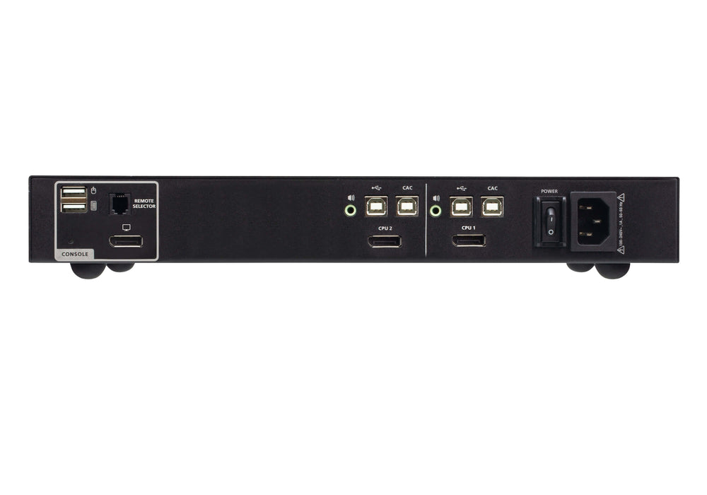 Aten Cs1182dp4c Switch Seguro Kvm De 2 Puertos Con Usb 4k Displayport (Compatible Con Psd Pp V4.0)