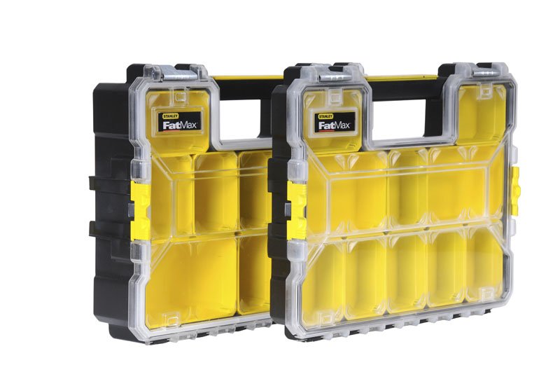 EAN 3253561975189 - Stanley 1-97-518 pieza pequeña y caja de herramientas Caja para piezas pequeñas Plástico Negro, Transpare imagen 1