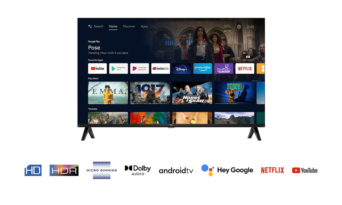 EAN 5901292519780 - TCL S54 32S5400A Televisor 81,3 cm (32") HD Smart TV Wifi Plata imagen 8
