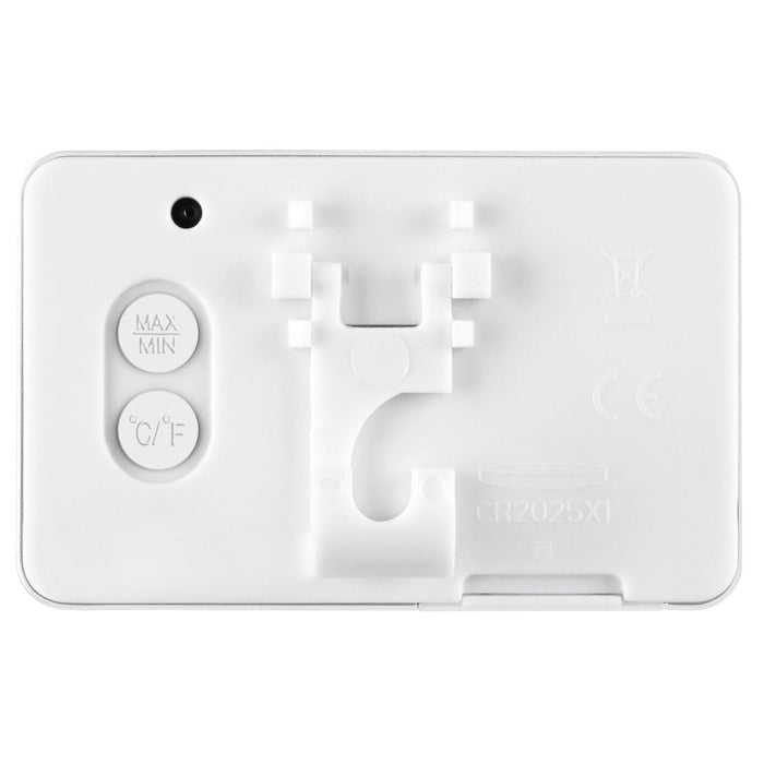 Hama Medidor De Temperatura Y Humedad Para Interior - Pantalla Digital - Memoria De Datos - Permite Colgar En Pared -