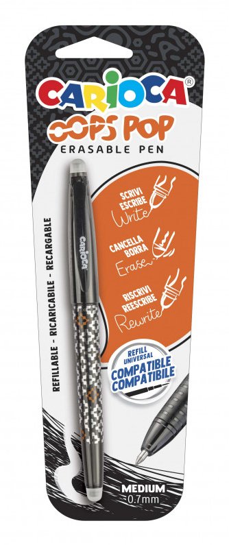 EAN 8003511410445 - Carioca 41044/01 bolígrafo de gel Bolígrafo de gel con tapa Negro 1 pieza(s) imagen 1