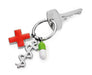 EAN 4024024110367 - TROIKA GET WELL Llavero de anilla Multicolor, Plata imagen 2