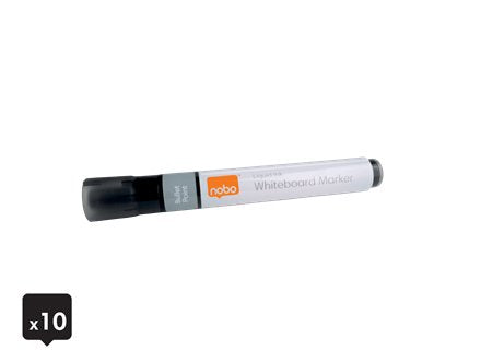 EAN 5028252612821 - Nobo 1915377 marcador 10 pieza(s) Punta redonda Negro imagen 7
