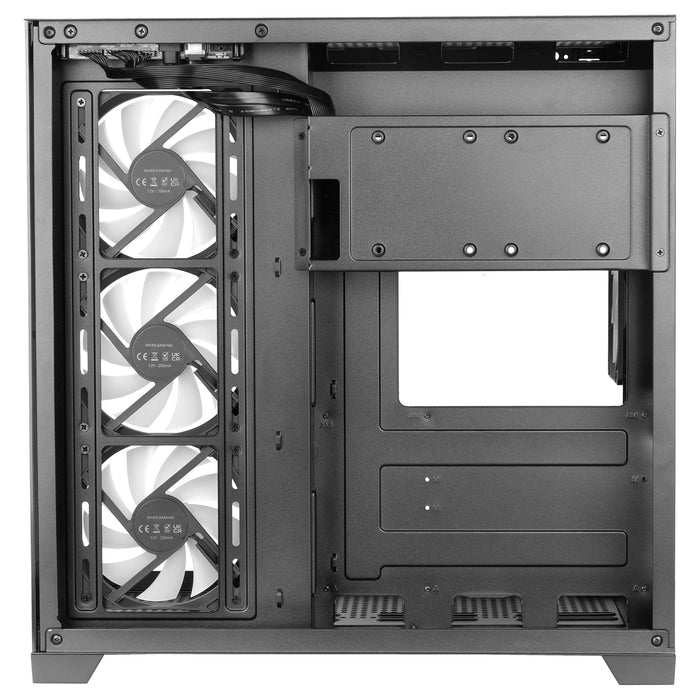 Caja Semitorre Atx Mcvpro Argb Negro Mars Gaming Bahías Int:2x3'5/4x2'5/ 1xusb3.0, 2xusb2.0/ Hd Audio In/Out/ Sin Fuente De Alimentación