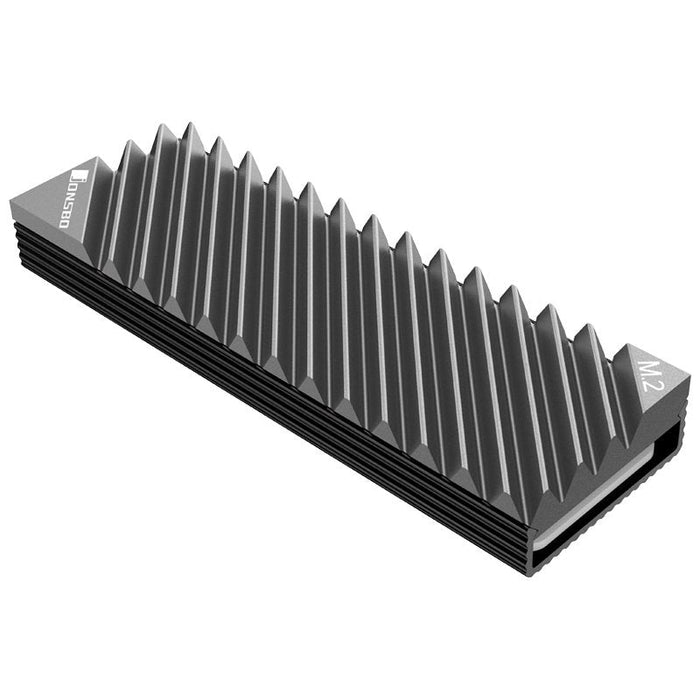 Jonsbo M.2-3 Grey Disipador Térmico/Radiador Ssd M.2 Negro, Gris